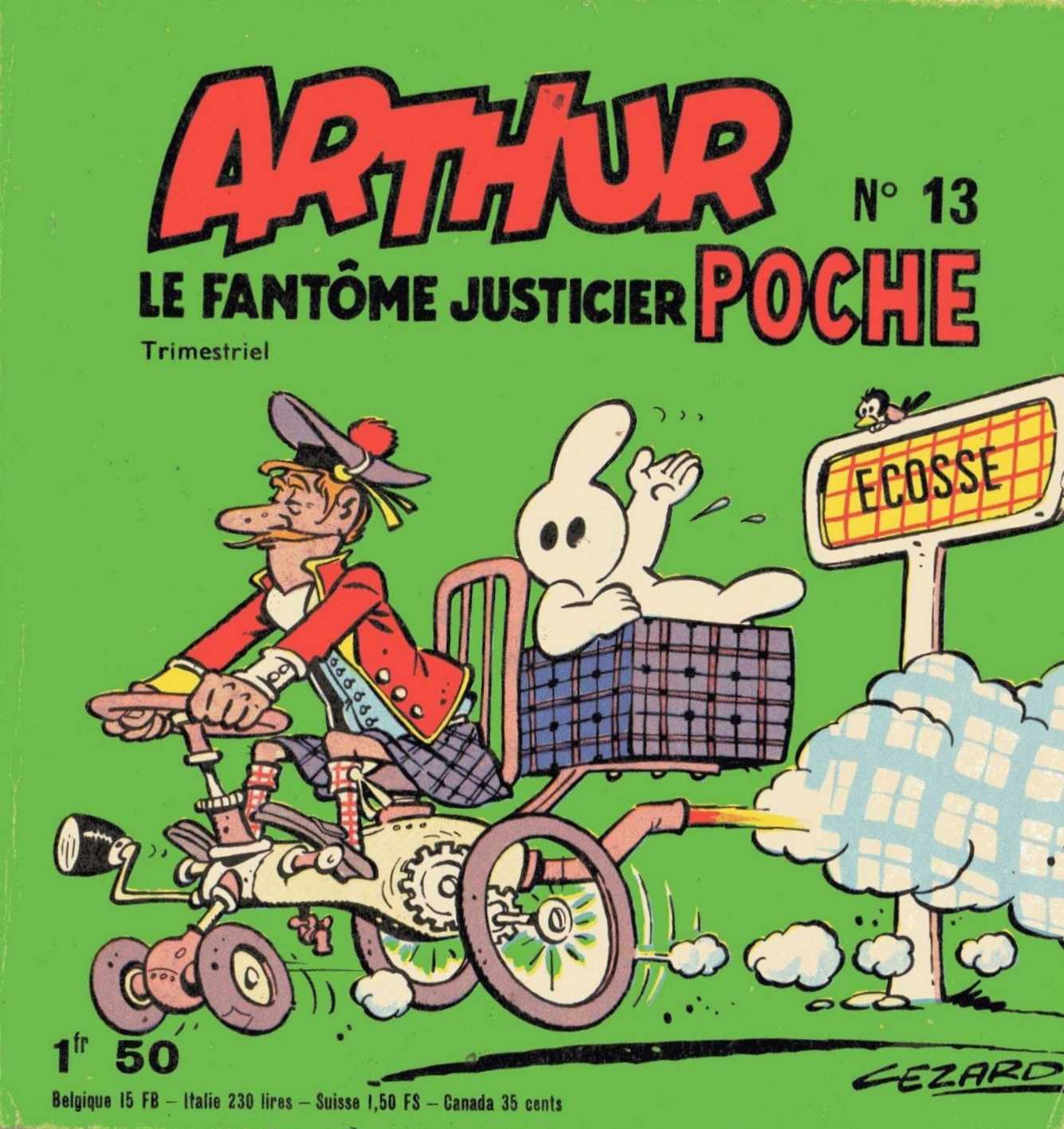 Scan de la Couverture Arthur le Fantme Justicier Poche n 13